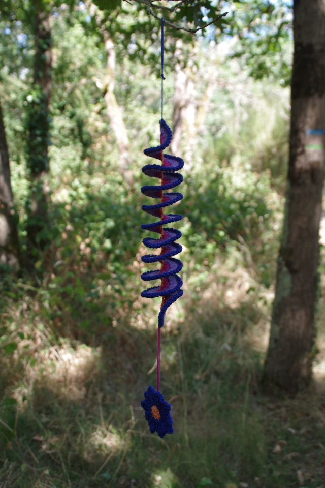 Spirale à vent fleur de Korrigan