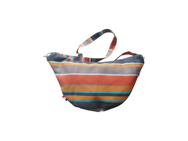 Sac banane en toile multicolore
