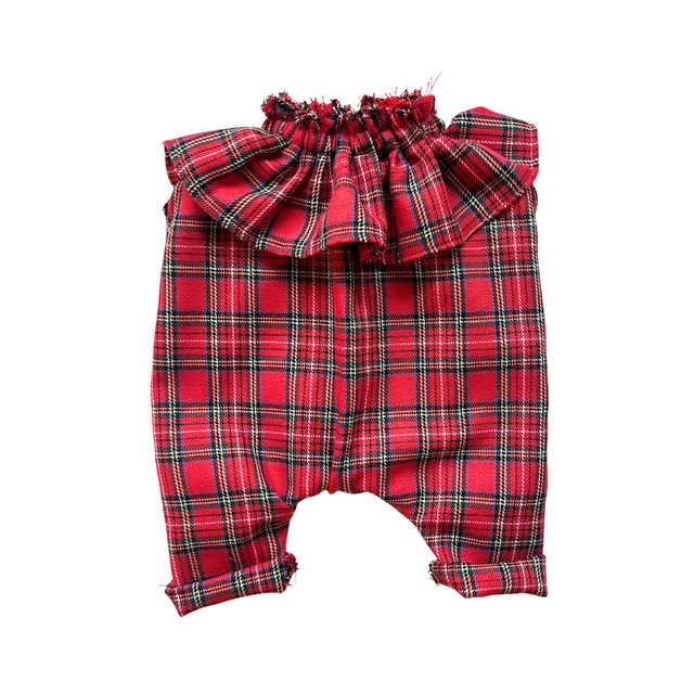 Combinaison tartan rouge