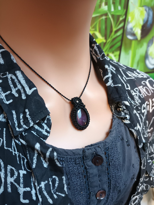 Collier en améthyste