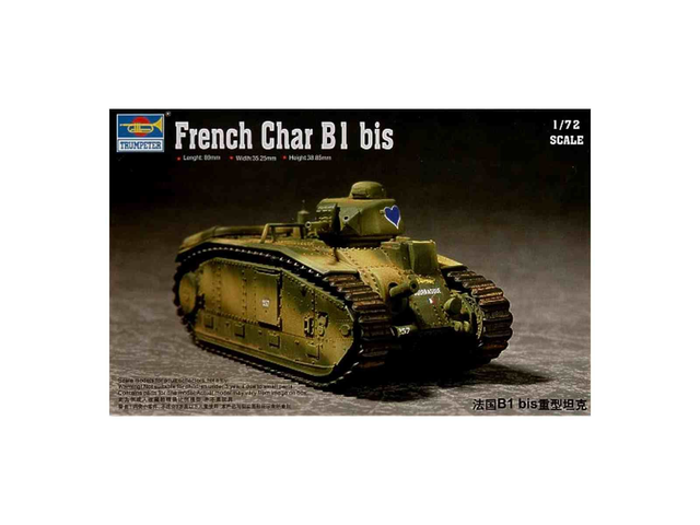 French Char B1 trumpeter 07263 1/72