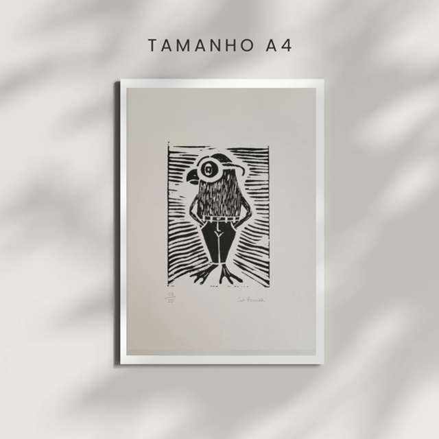 Gravura série "revolução dos bichos"