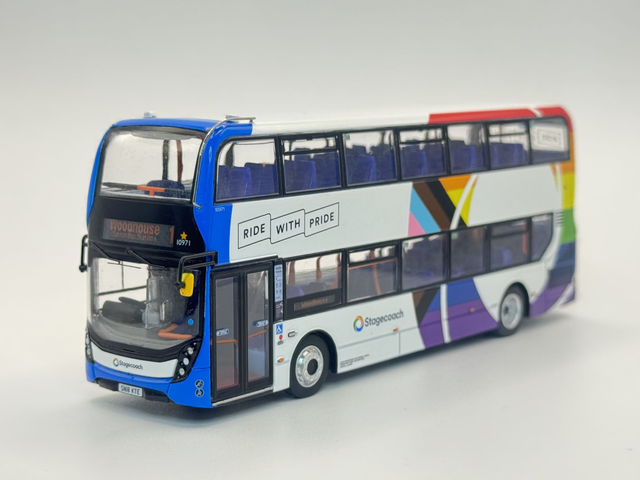 PRE-ORDER - UKBUS0088 - Stagecoach East Midlands - Ride with Pride - ADL Enviro 400MMC - 1/76 Scale