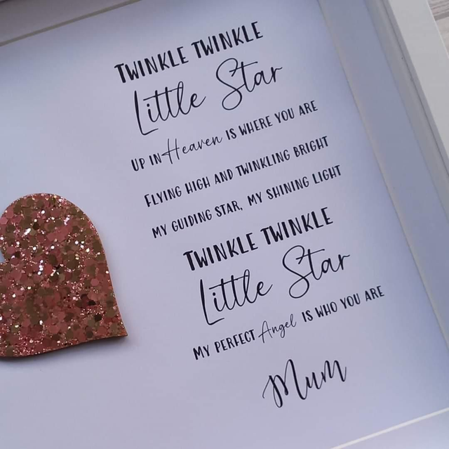 Twinkle twinkle little star | In loving memory, Bereavement, Sympathy gift  (1)