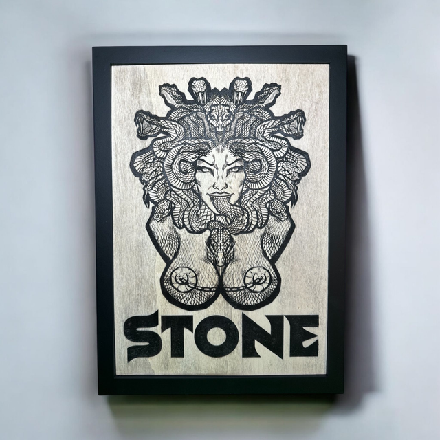 Tableau Gravure Medusa