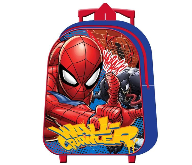 ZAINO ASILO TROLLEY SPIDERMAN H.31 X B.23X P.10CM