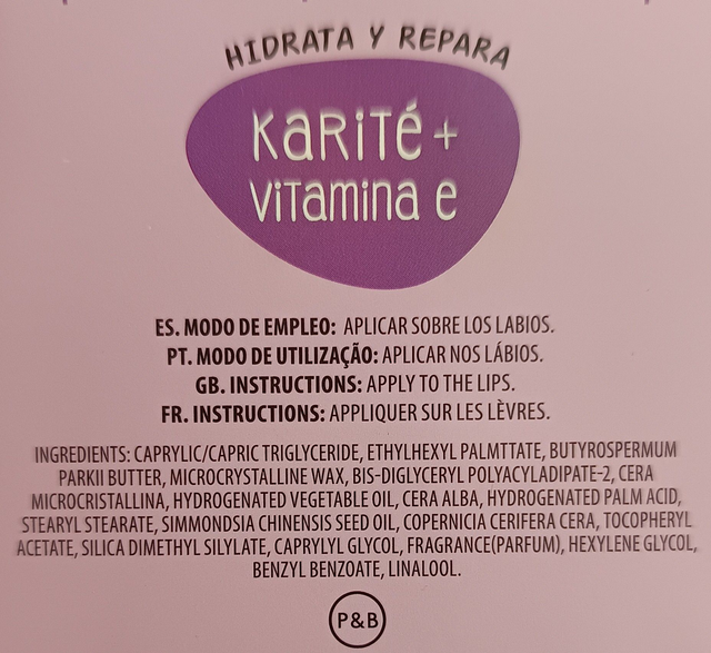 The Fruit Company " Baume à lèvres Mûre "