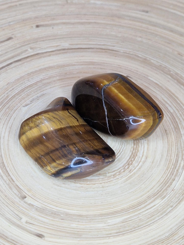 Oeil de tigre - Pierre roulée
