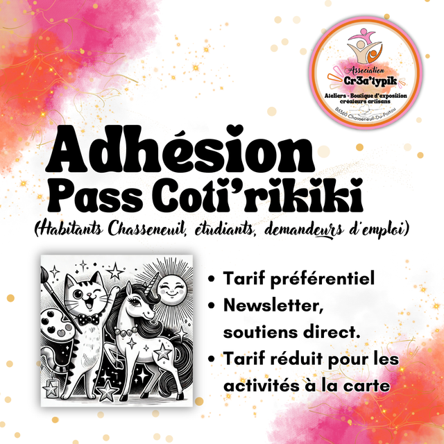 001.Adhésion - Pass Coti'rikiki