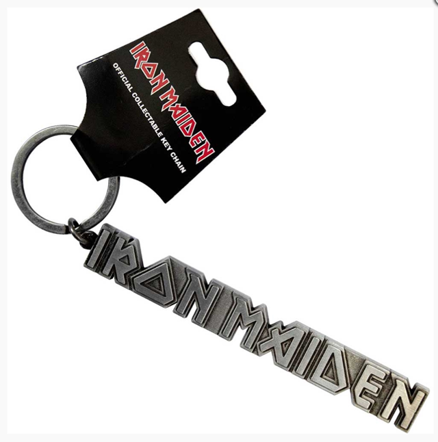 IRON MAIDEN KEYCHAIN: LOGO WITHOUT TAILS