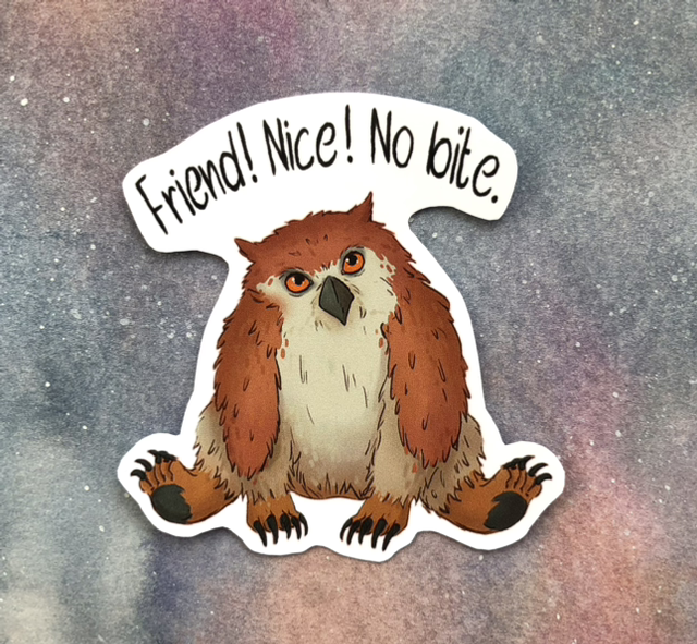 Baldur’s Gate 3 - Owlbear Cub Sticker-S5
