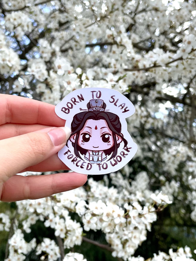 Shi Qingxuan Funny Text TGCF Sticker