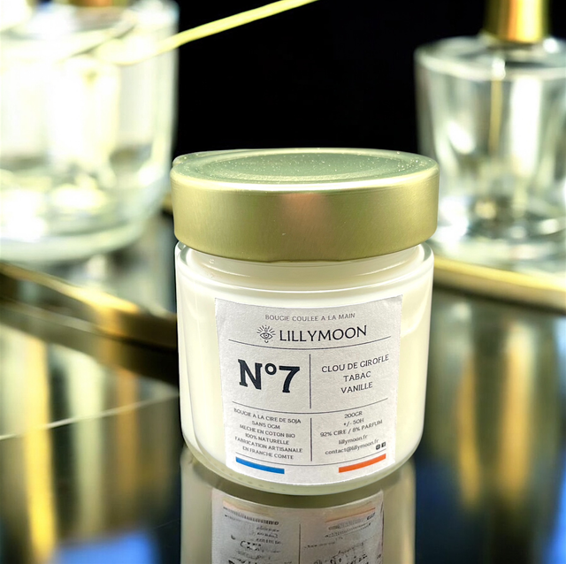 Bougie Signature N°7, inspirée de Tobacco Vanille, luxe et sensualité