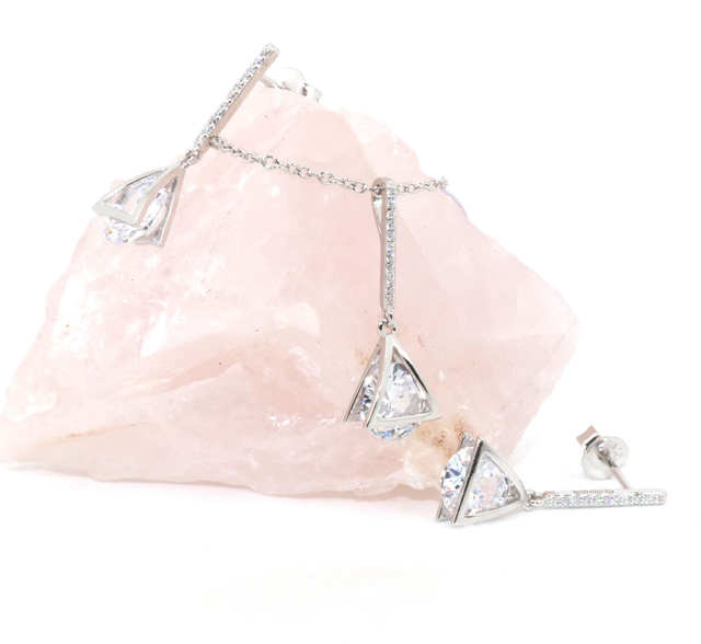 Schmuckset "Seerose" – Zeitlose Eleganz in Silber 925
