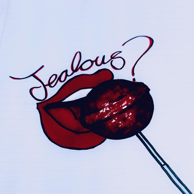 Signed limited edition Print JEALOUS. (Landscape)