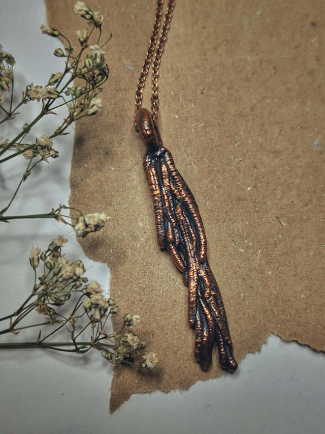 Copper Rosemary Necklace