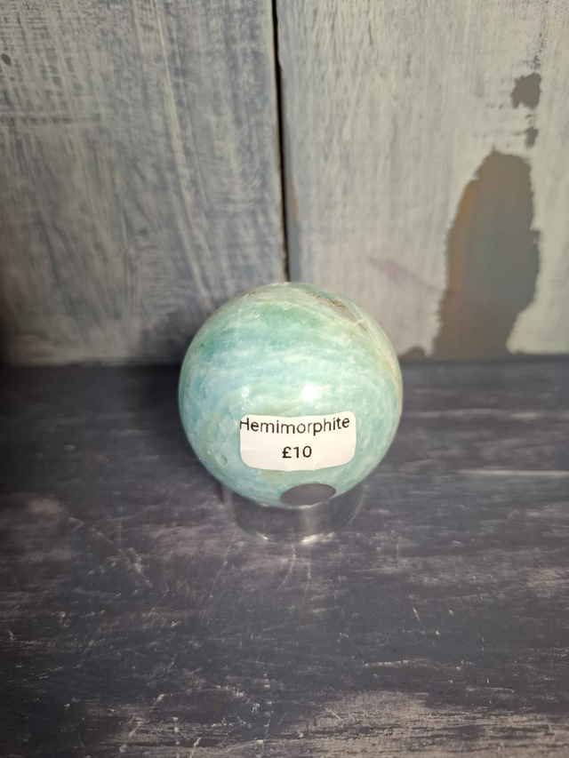 Hemimorphite Sphere 