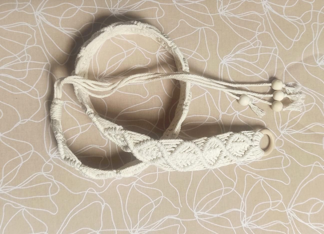 Ceinture en macramé