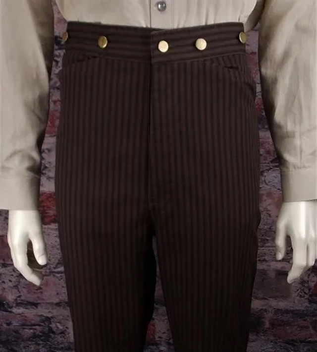 Outlaw Brown Stripe Pants