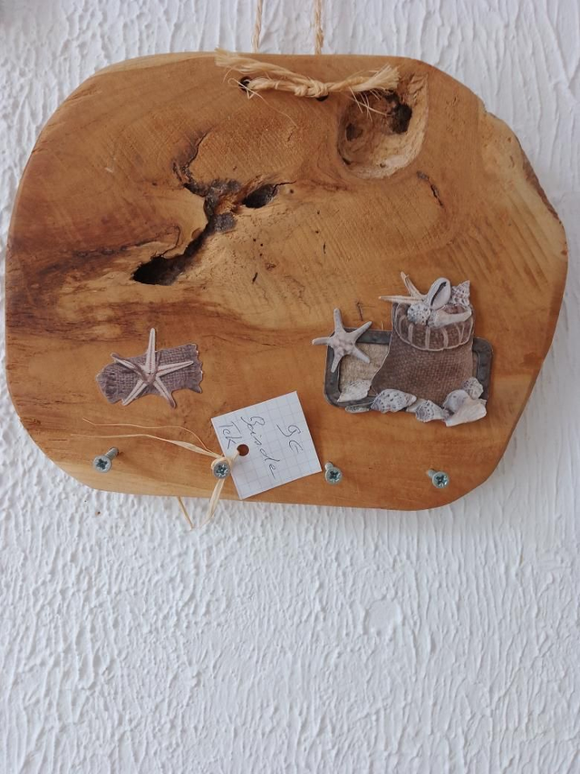 Porte-clefs planche de bois