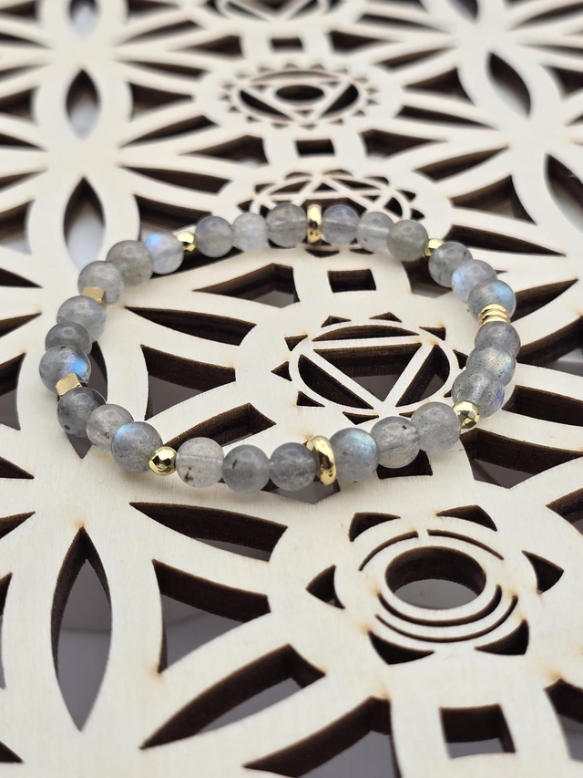 Bracelet Labradorite 0,6 cm