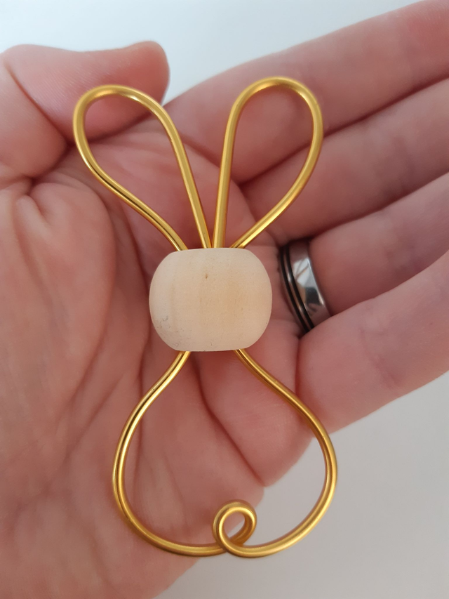 Hase aus Draht klein