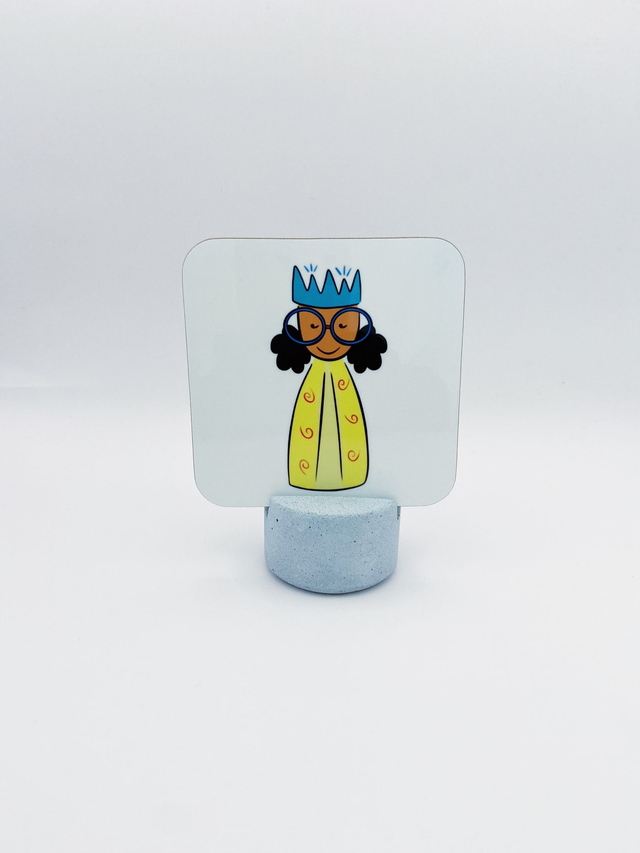 Afro princess coaster