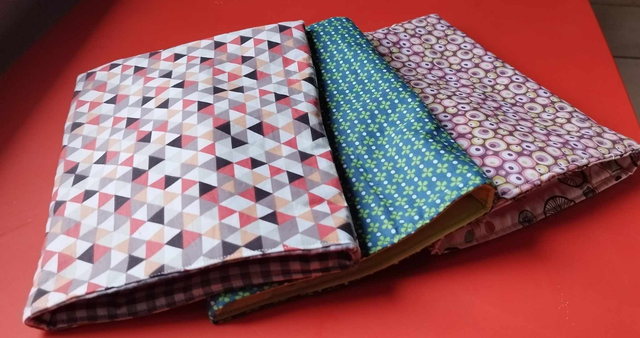 Pochette  à livre "Grand format" - Tissu