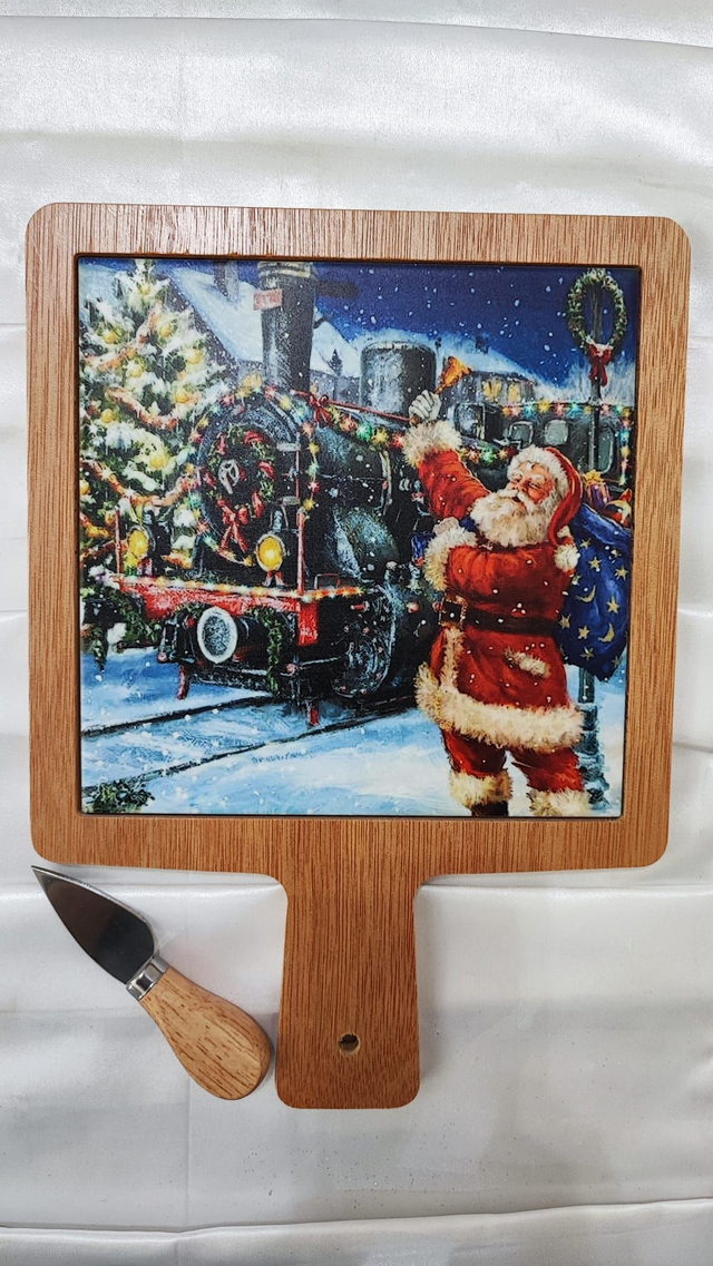 Tagliere legno e ceramica