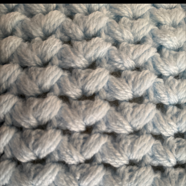 Baby blue car seat blanket 