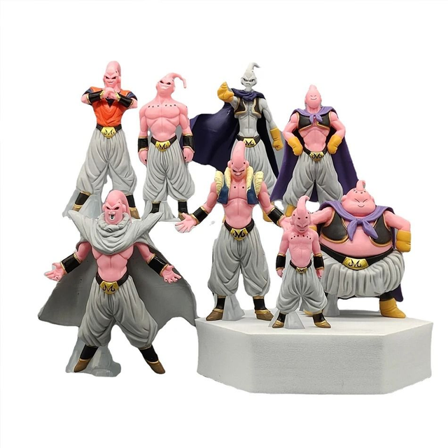 Dragonball Z figuren set 8 stuks Majin Buu (7-11cm)