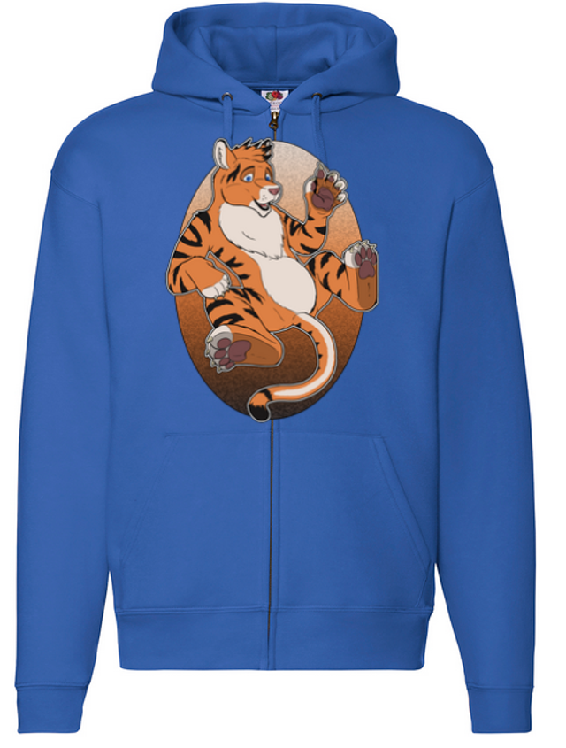 Tiger - Hoodie with Zipper