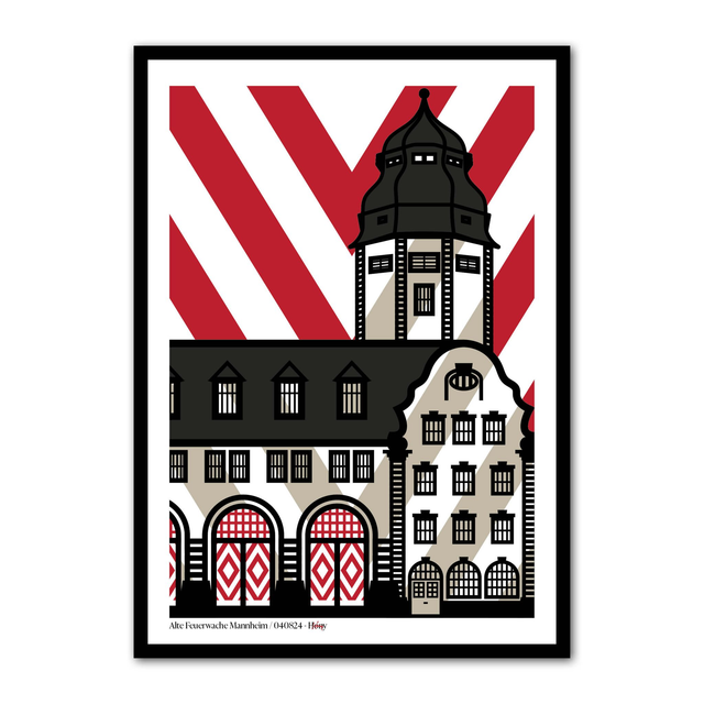 Alte Feuerwache Mannheim - 040824 - Hony | Kunstdruck