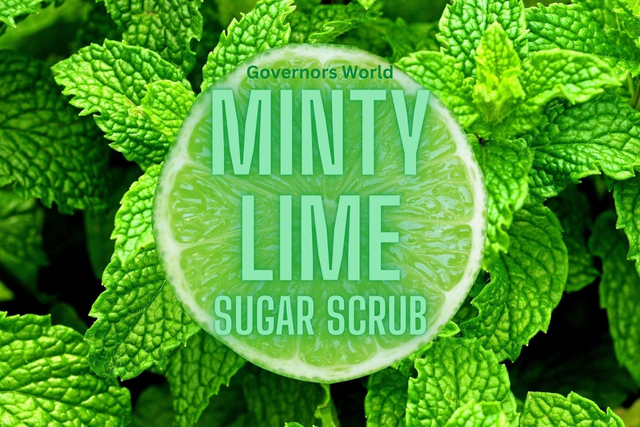Minty Lime Suagr Scrub