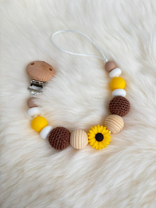 Attache tetine Tournesol 🌻 