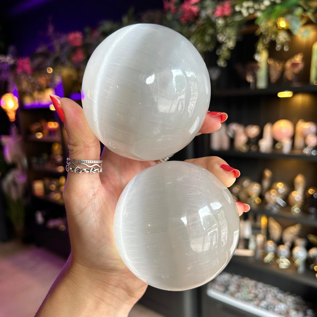 Selenite Sphere