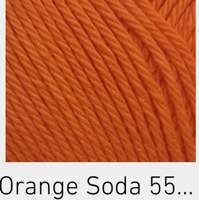 100% Cotton Orange Soda