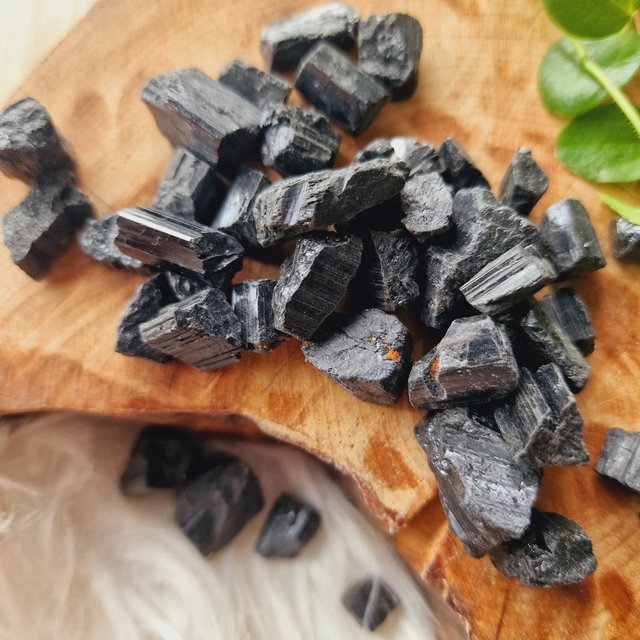 Black Tourmaline Mini Raw Piece 