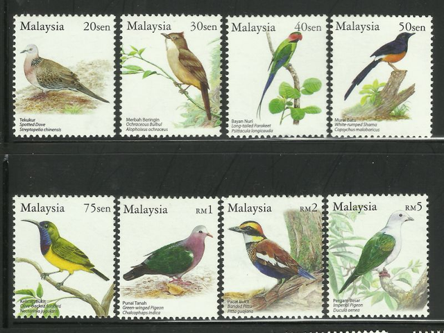 Malaysia 2005 Birds set MNH