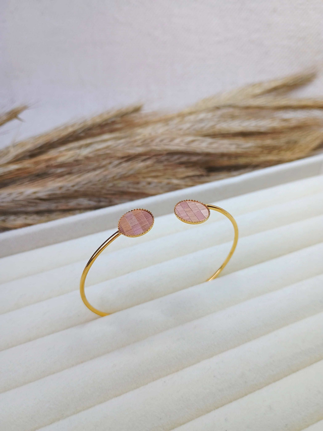 Bracelet JONC Mosaïque Nude