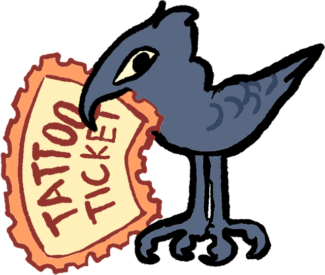 Tattoo ticket