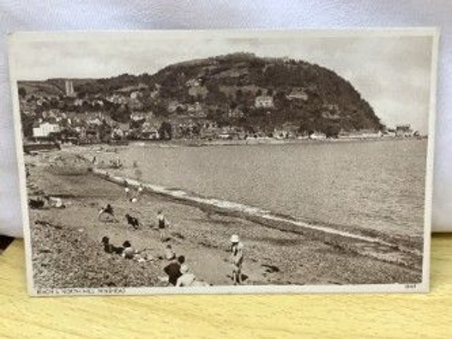 Minehead, Beach & North Hill, Somerset, T.N.T. Today, not Tomorrow, Mister of Production vintage postcard. Our Ref No R513 £2.50