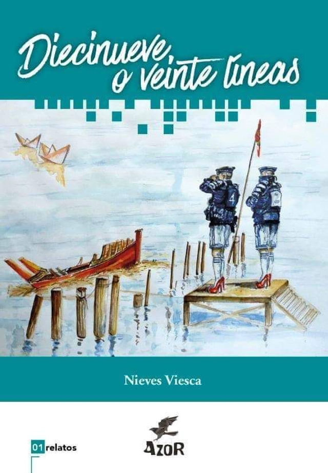 LIBRO DIECINUEVE O VEINTE LÍNEAS DE NIEVES VIESCA-AZOR EDITORES-
