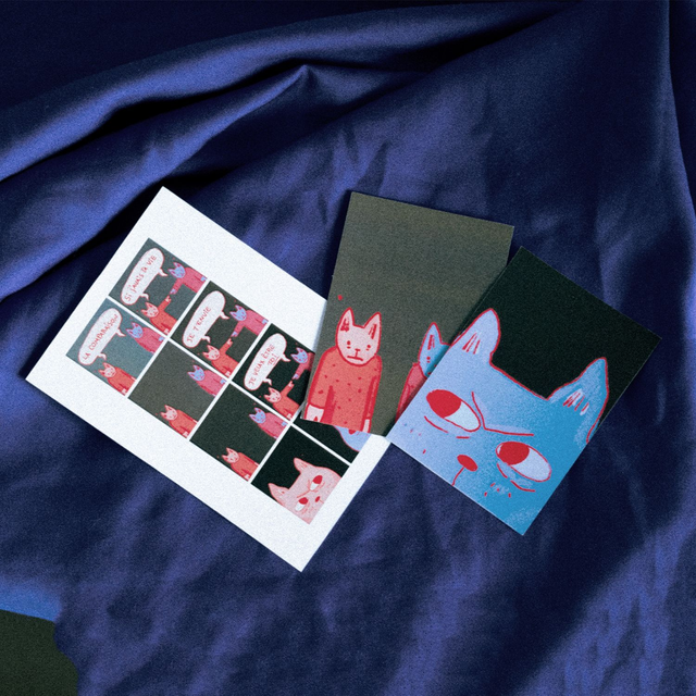 Lot Cartes BD &quot;La Comparaison&quot; 