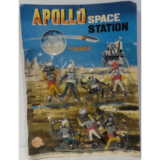 Apollo space station astronaut figure set made by MARX 