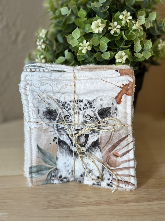 Lingettes savane Africaine - lot de 5