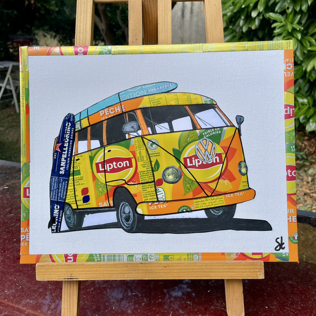 Tableau Combi van vintage 