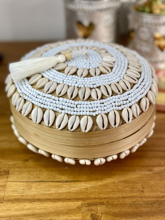 Boîte Ronde en Bambou - 15 cm