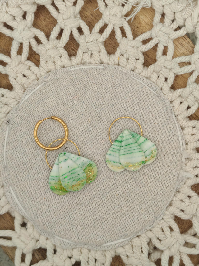 Éventail vert