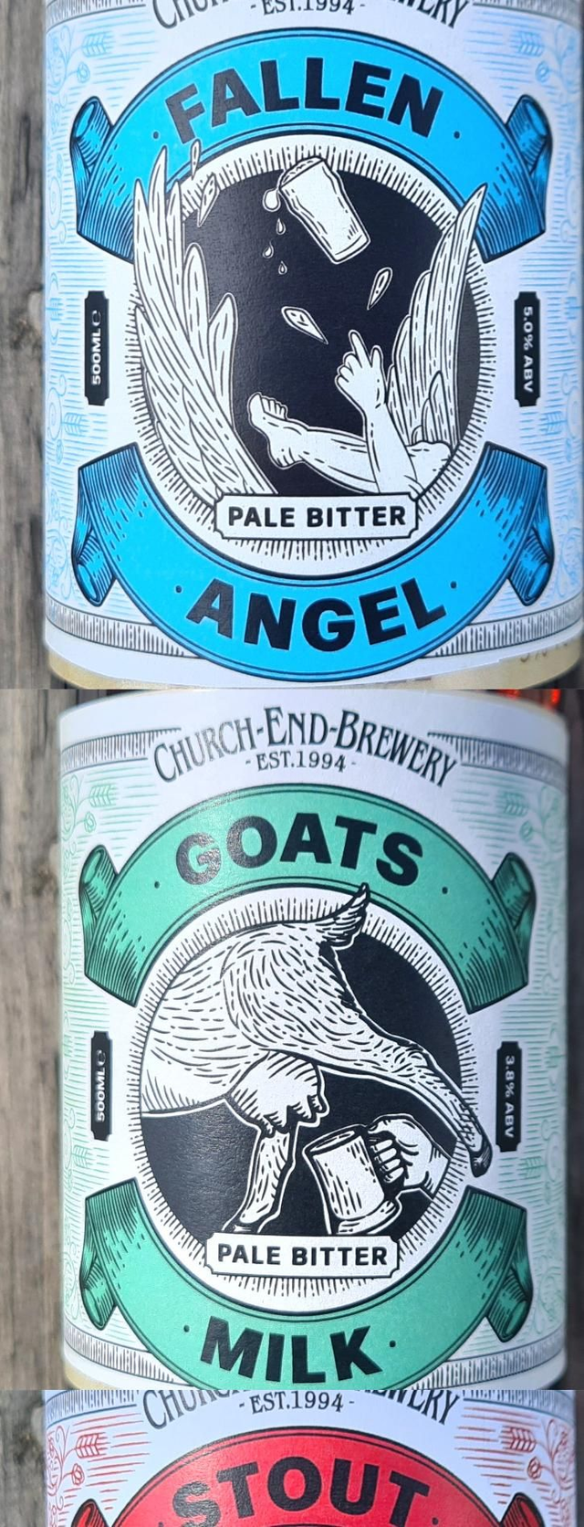 Church end brewery Fallen angel 